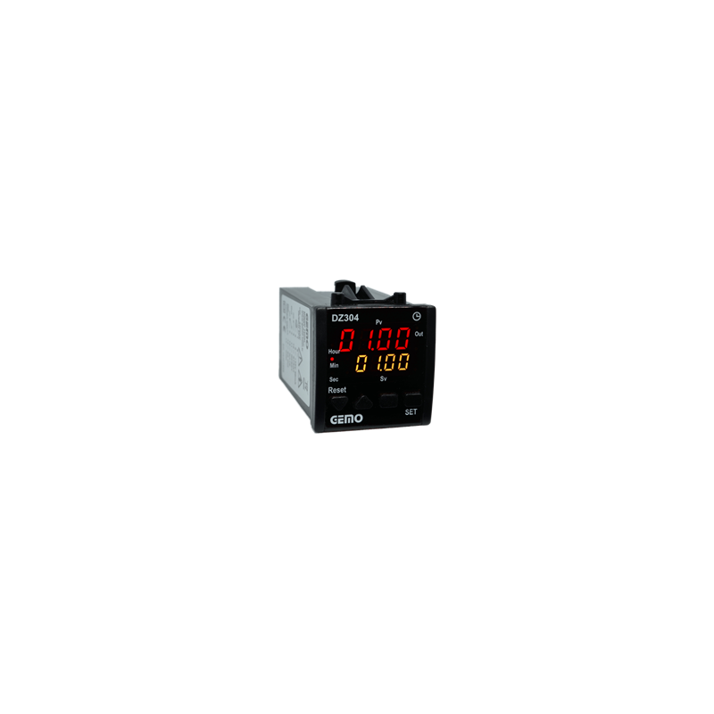 Gemo DZ304-230VAC ,Ebat 48x48mm,Besleme 110v..220vac,Kontak-1A1K,Fonkisyonel Zaman Röle