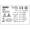 Gemo DZ307-230VAC ,Ebat 72x72mm,Besleme 110v..220vac,Kontak-2A2K,Fonkisyonel Zaman Röle