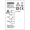 Gemo DZ481-24VDC ,Ebat 48x48mm,Besleme 24vdc,Kontak-2A1K,Zaman Röle