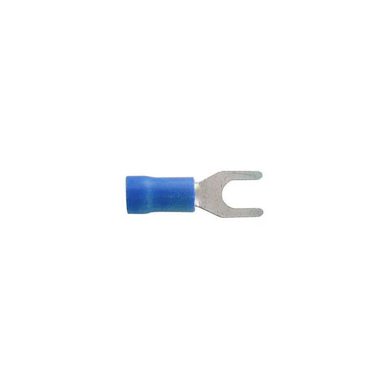 Klemsan KÇK-602 ,M6 2.5mm ,Renk Mavi,Kablo Çatal Pabuç