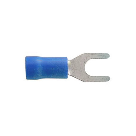 Klemsan KÇK-602 ,M6 2.5mm ,Renk Mavi,Kablo Çatal Pabuç