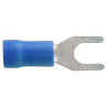 Klemsan KÇK-602 ,M6 2.5mm ,Renk Mavi,Kablo Çatal Pabuç