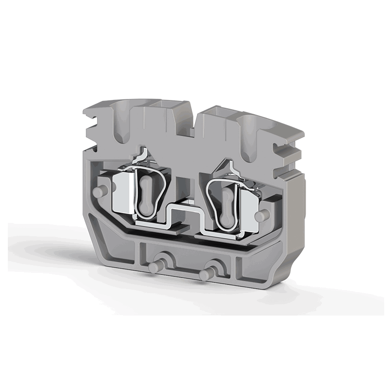 Klemsan MYPK 2.5 ,Gri-2.5mm,MİNİ Baskılı Ray Klemens