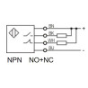 Lanbao PR18TS-BC40DNR-E2 ,Ebat M18x54mm,Ölçüm 40cm,Çıkış,NPN-NO NC,Besleme 10v..30vdc,Soket M12 4pin,Cisim Fotosel