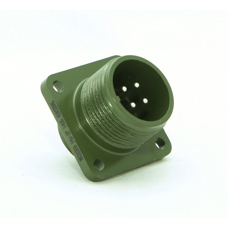 Maojwei MS3102-14S-2P ,Düz Sabit,M22 4pin Erkek,Soket Konnektör