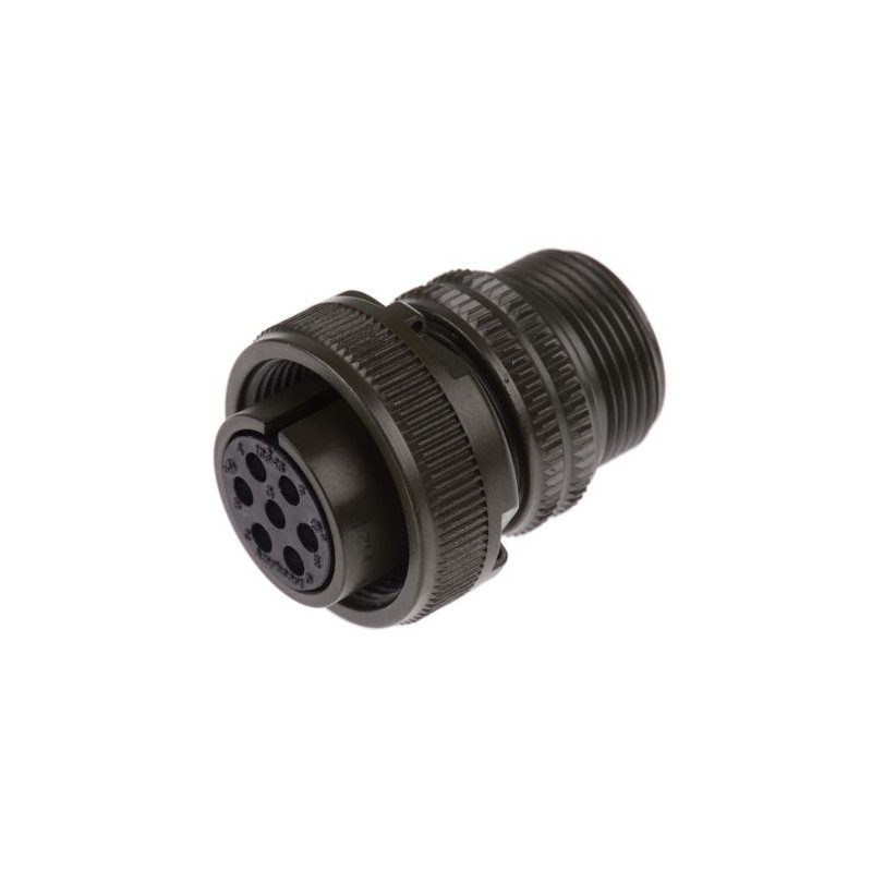 Maojwei MS3106-18-8S ,Düz Seyyar,M25 8pin Dişi,Soket Konnektör