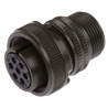 Maojwei MS3106-18-8S ,Düz Seyyar,M25 8pin Dişi,Soket Konnektör