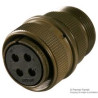 Maojwei MS3106-20-4S ,Düz Seyyar,M32 4pin Dişi,Soket Konnektör