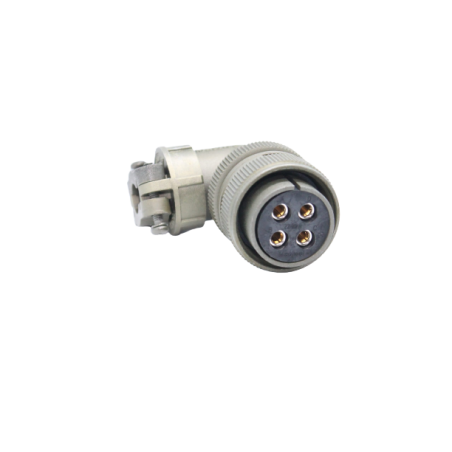Maojwei MS3108-22-22S ,Açılı Seyyar,M32 4pin Dişi,Soket Konnektör