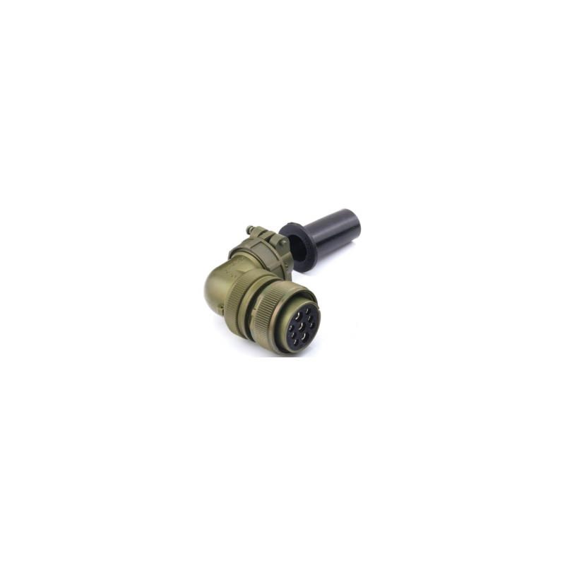 Maojwei MS3108-24-11S ,Açılı Seyyar,M33 9pin Dişi,Soket Konnektör