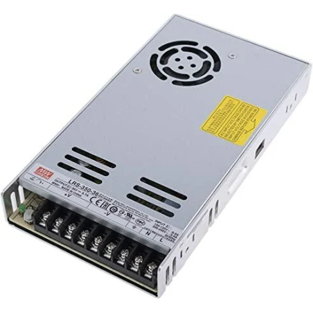 Meanwell LRS-350-36 ,Besleme 110v..220vac,Çıkış 36vdc 9.7 Amper,Güç 350w,Smps,Güç Kaynağı