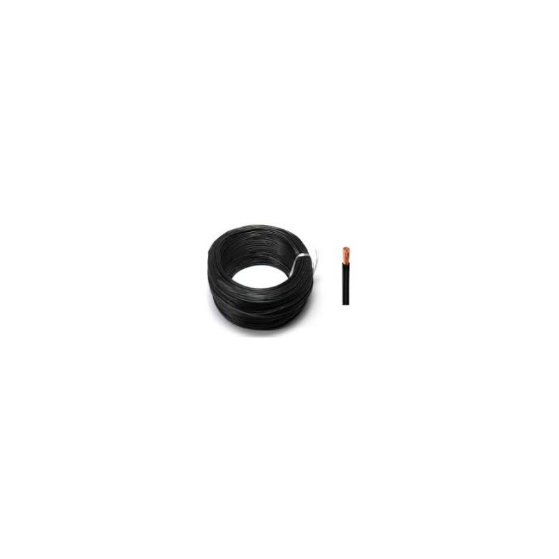 Han NYAF-0.34-SH ,Kesit 0.34mm ,1-Damar Çok Telli,Siyah 1mt NYAF Kablo