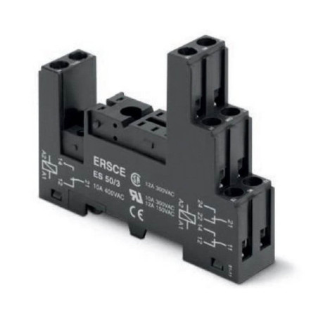 Omron ERSCE ES50 3 ,İnce-8pin,Vidalı,Ray,Röle Soket
