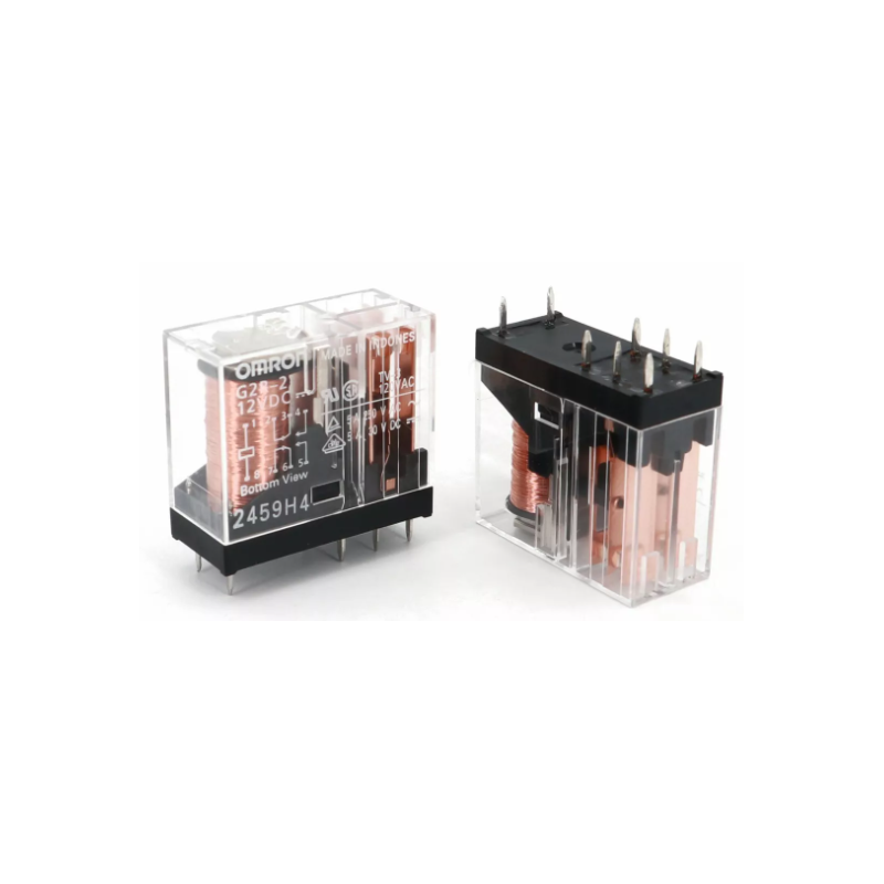 Omron G2R-2-DC12 ,Bobin 12vdc,Kontak 2A2K 5 Amper,İnce-8pin,Röle