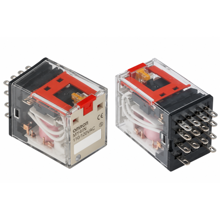 Omron MY4IN-GS-R-AC110 ,Bobin 110vac,Kontak 4A4K 5 Amper,Led,Kalın-14pin,Röle