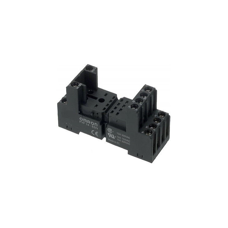 Omron PYF14-ESN-B ,Kalın-14pin,Vidalı,Ray Tip,Röle Soket