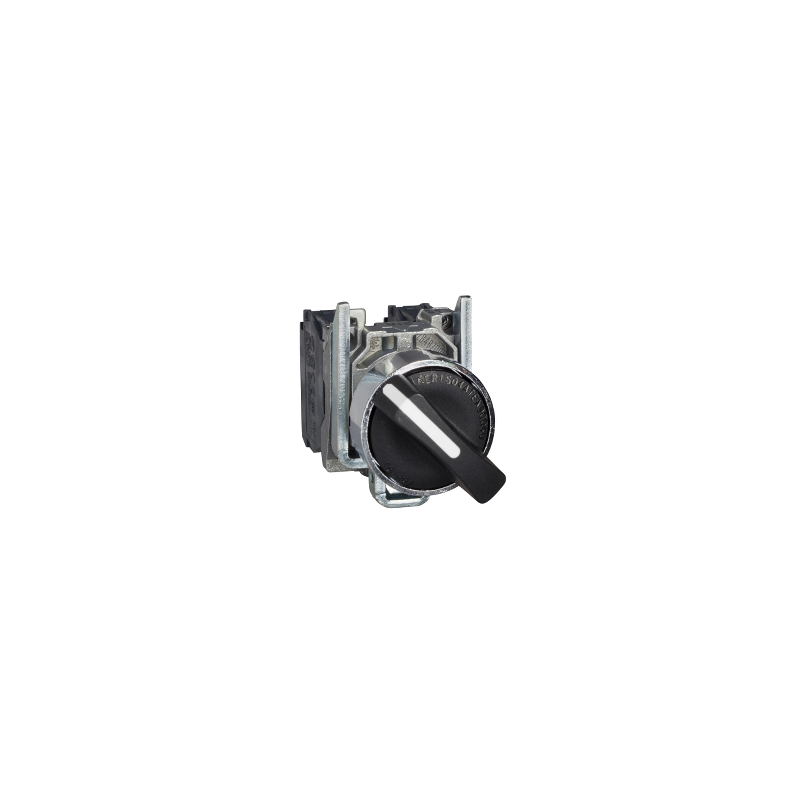 Schneider XB4BD33 ,Montaj 22mm,3-Konum Kontak-2A,Siyah Kalıcı,M22 Anahtar