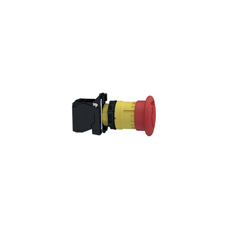 Schneider XB5AS8442 ,Montaj 22mm,Kontak-1K,Acil Kalıcı,M22 Buton