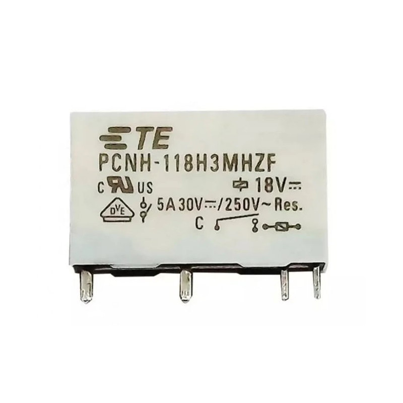 Schrack PCNH-118H3MHZF ,Bobin 18vdc,Kontak 1A 5 Amper,Pcb-4pin,Röle