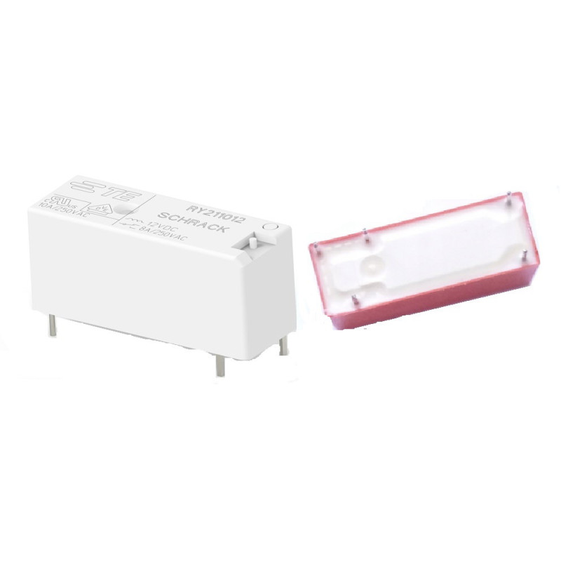 Schrack RY211012 ,Bobin 12vdc,Kontak 1A1K 8 Amper,İnce-5pin,Röle