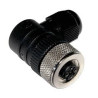 Sick DOS-1204-W 6007303 ,Gövde Açılı-12mm,M12 4pin,Dişi Soket Konnektör