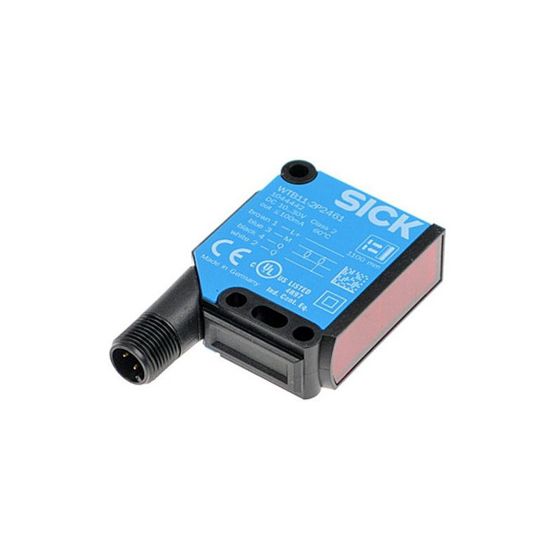 Sick WTB11-2P2431 1041376 ,Ebat 48x12x16mm,Ölçüm 35cm,Çıkış PNP-NO NC,Besleme 10v..30vdc,Soket M12 4pin,Cisim Fotosel