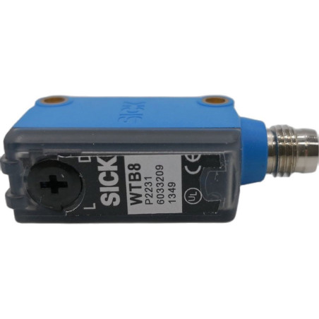 Sick WTB8-P2231 6033209 ,Ebat 31x20x11mm,Ölçüm 30cm,Çıkış PNP-NO NC,Besleme 10v..30vdc,Soket M8 4pin,Cisim Fotosel