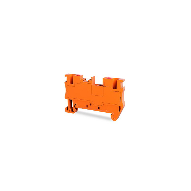 Tbloc PFT2.5-TR ,Renk Turuncu,Kesit 2.5mm ,Baskılı Ray Klemens