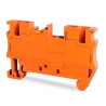 Tbloc PFT2.5-TR ,Renk Turuncu,Kesit 2.5mm ,Baskılı Ray Klemens