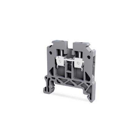 Tbloc TBL2.5-GR ,Renk Gri,Kesit 2.5mm ,Vidalı Ray Klemens