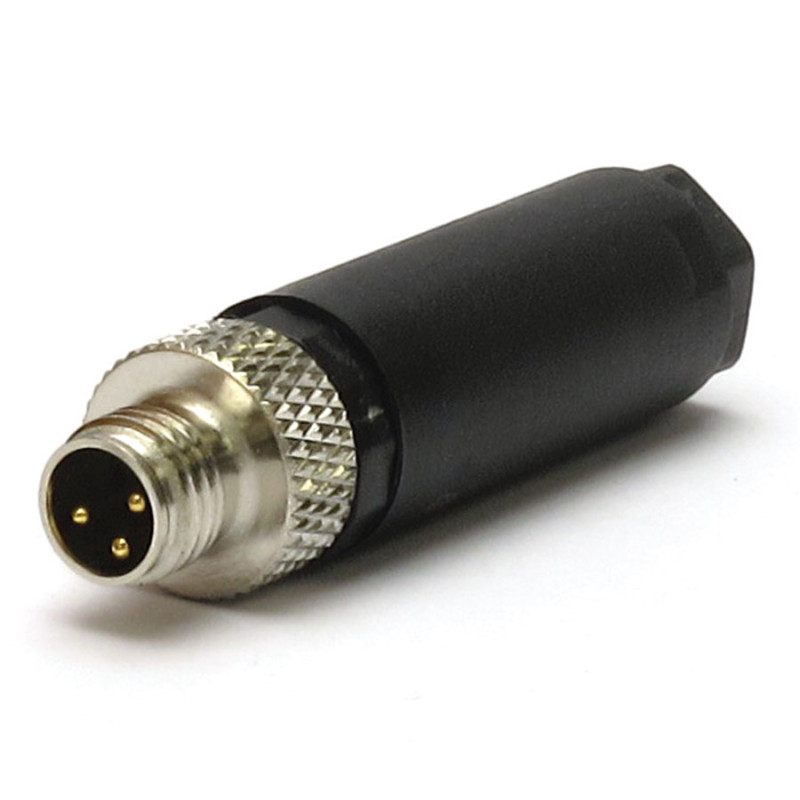 Zhong M8PG-3K ,Düz Seyyar,M8 3pin Erkek,Soket Konnektör