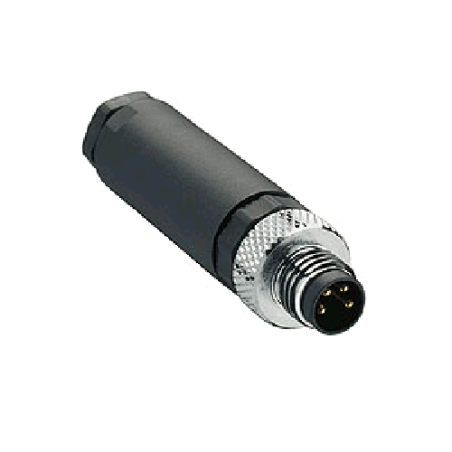 Zhong M8PG-4K ,Düz Seyyar,M8 4pin Erkek,Soket Konnektör