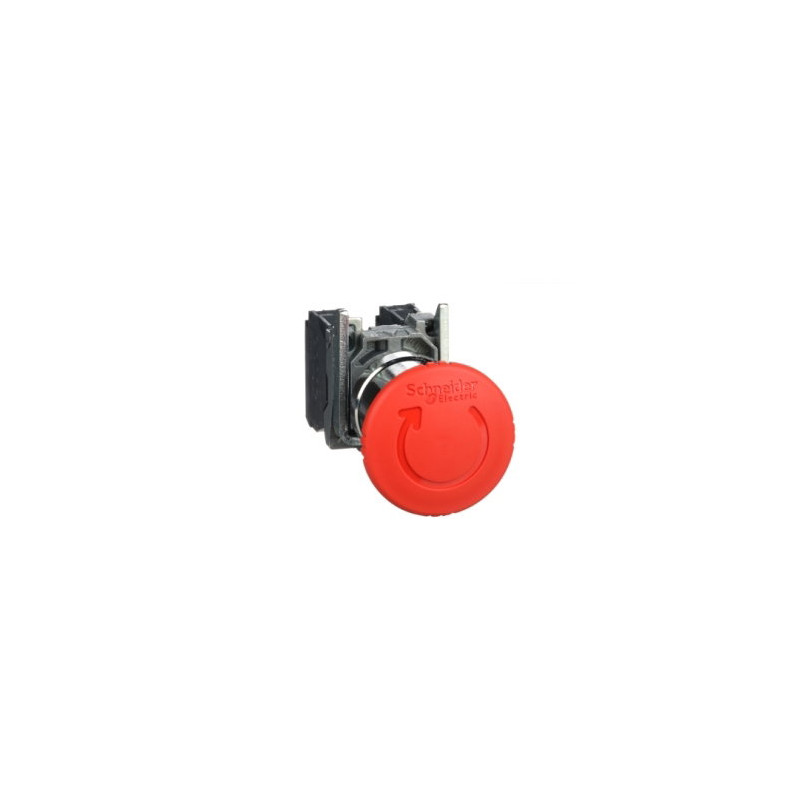 Schneider XB4BS8445 ,Montaj 22mm,Kontak-1A1K,Acil Kalıcı,M22 Buton