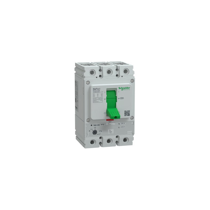 Schneider G25B3A200 ,GoPact,3-Faz 3-Kutup,200 Amper 25kA, 70 Ayarlı,Termik Şalter Devre Kesici