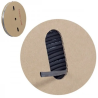 Cat MAKARON-10.0 ,Düz 17mm,Çap 10 5mm,Siyah 1mt,Daralan Makaron