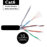 Star SF UTP-4x2x26 ,8-Damar Çok Telli,Blendaj Folyo,Siyah Pvc,CAT6 Ethernet Kablo