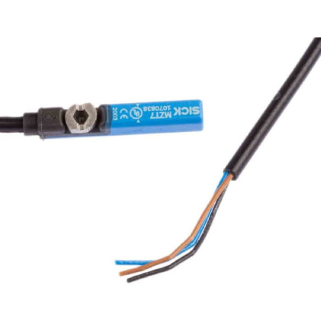 Sick MZT7-03VNS-KW0 1070840 ,Ebat 30x6x6mm,Ölçüm 10mm,NPN-NO,KABLO,PİSTON,MANYETİK SENSÖR