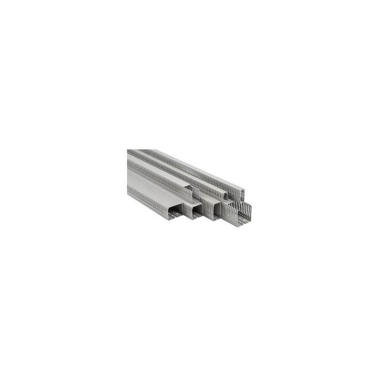 Plastim PDK6060 ,Gen 60mm,Yük 60mm,Gri 2mt,Delikli Kablo Kanal