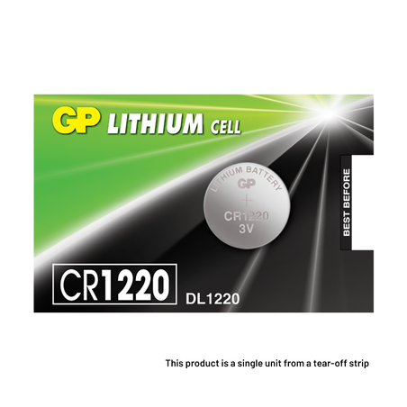 Gp CR1220 ,Düğme Tip,1-adet,3v Lityum Pil