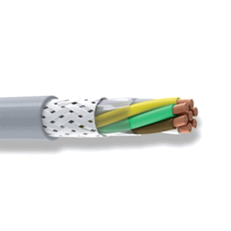 Nks LIYCY-4x2.50 ,Kesit 2.50mm 4-Damar Çok Telli Blendajlı Pvc Data Kablo
