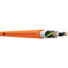 Birtaş EF6512-PUR-4x0.75 ,Kesit 0.75mm ,4-Damar Çok Telli,Ağırşart Hareketli,1mt PUR Kablo