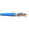 Birtaş SF UTP EFFC -4x2x26 19PUR ,8-Damar Tek Telli,Blendajlı Yeşil Pur CAT6,1mt Ethernet Kablo