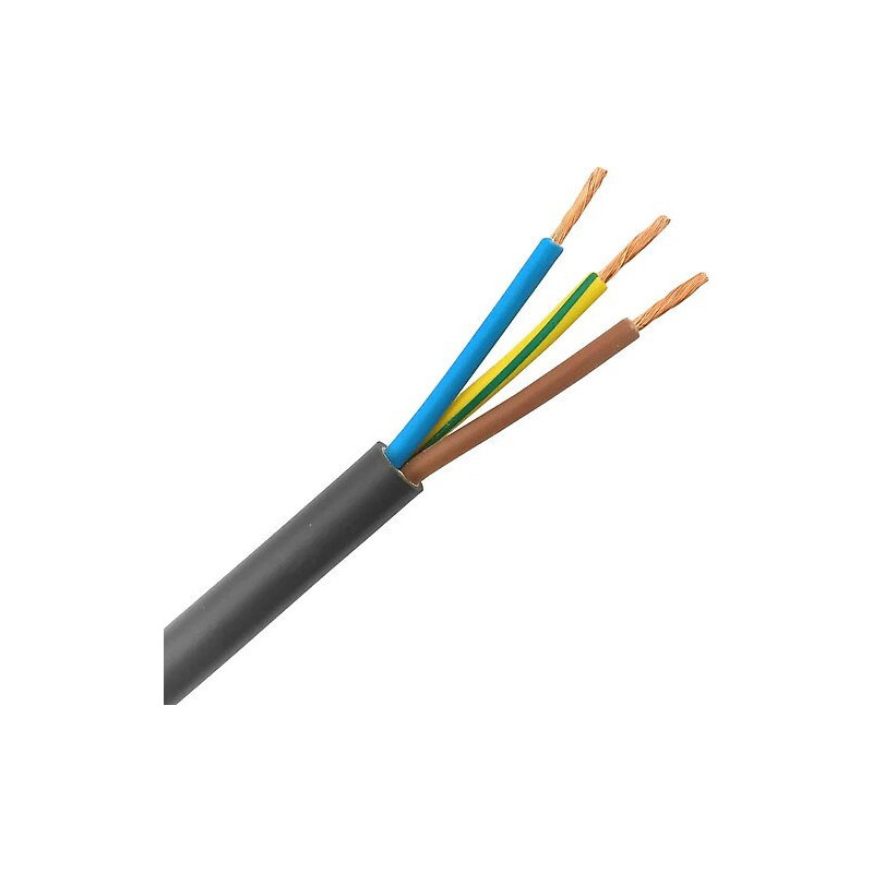 Koç H05VV-F 3x1.5 ,Kesit 1.5mm ,3-Damar Çok Telli,1mt TTR Kablo