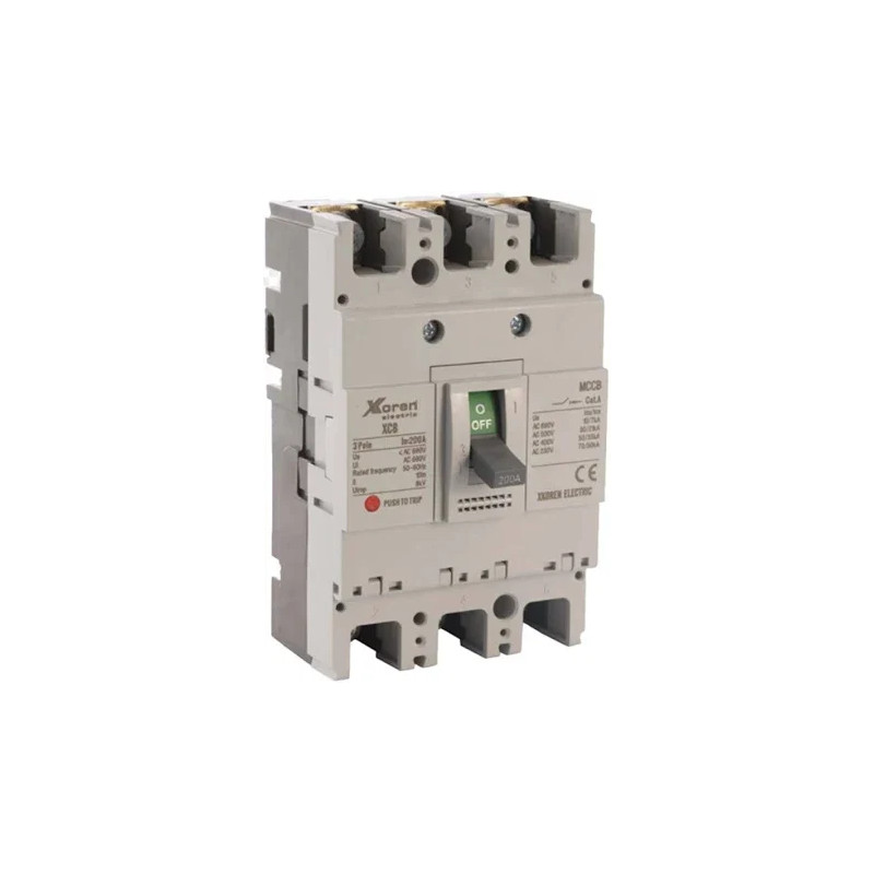 Xkoren XCB3FF50-0160-0160A ,3-Faz 3-Kutup,160 Amper 50kA,Ayarsız,Kompakt Şalter Devre Kesici