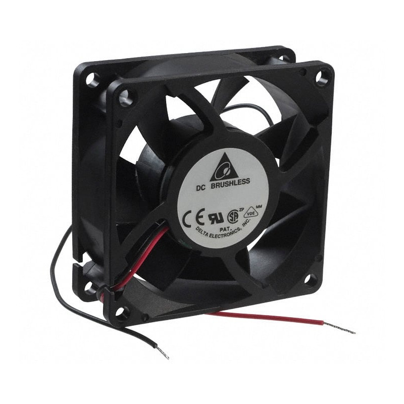 Delta AFB0724M ,Ebat 70x25mm,Besleme 24vdc 0.11A 2.16W,Hava 29-Cfm,2-Kablo Fan