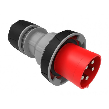 Bemis BC1-6505-7011 ,5-Kutup 4P PE N,5x125 Amper,Düz Seyyar Fiş