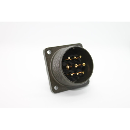 Maojwei MS3102-24-11P ,Düz Sabit,M33 9pin Erkek,Soket Konnektör