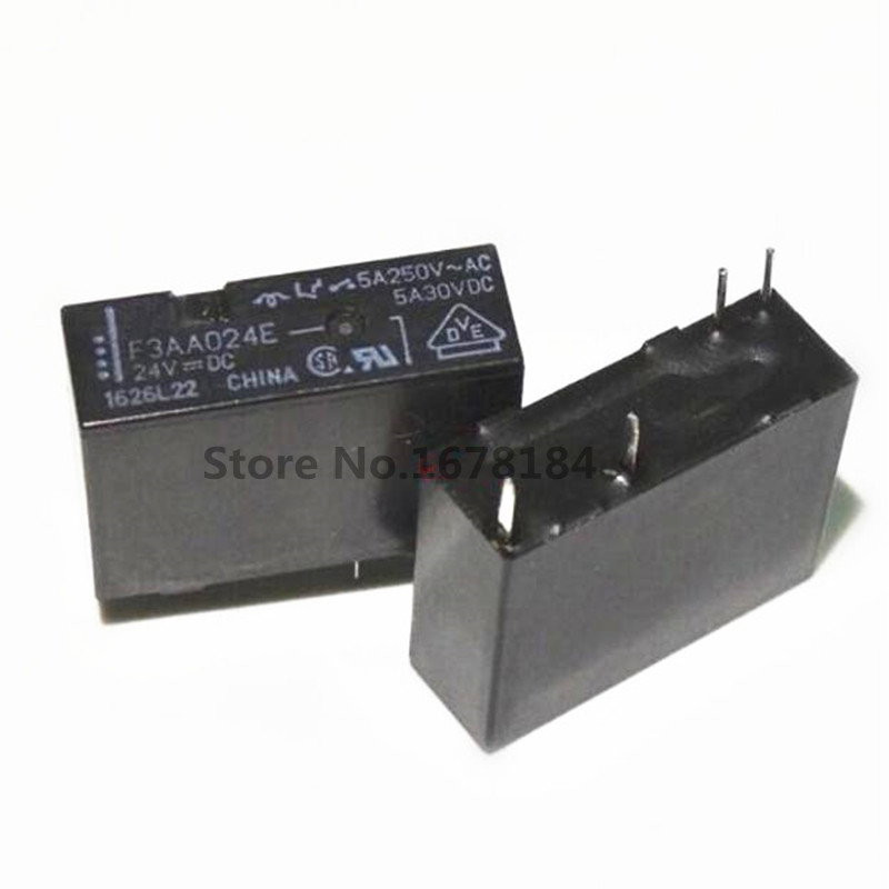 Fujitsu FTR-F3AA024E ,Bobin 24vdc,Kontak-1A 5 Amper,Pcb-4pin,Röle