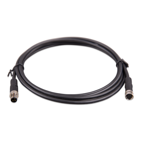 Ercontec ERF8-MSFS3C-05BPVC ,Düz M8-3pin Erkek Düz M8-3pin Dişi,Siyah Pvc-5mt,Sensör Kablo