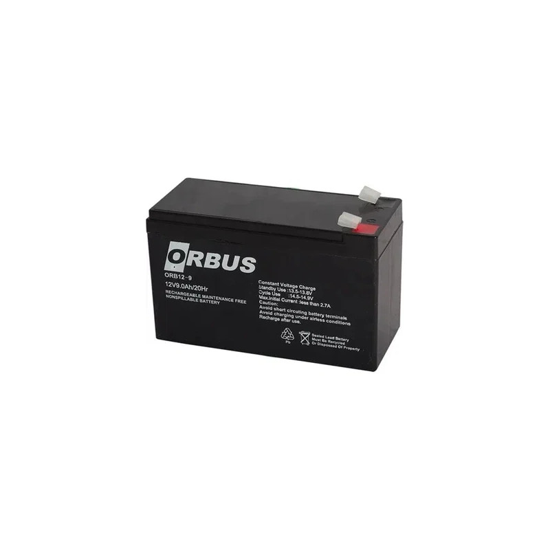 Orbus ORB12-9 ,Ebat 150x65x90mm,12v 9ah,Kuru Akü